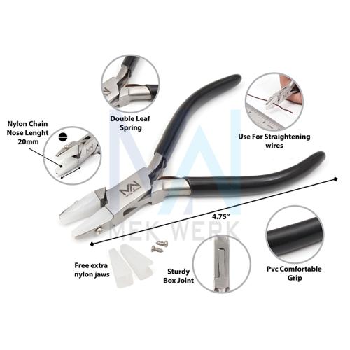 Chain Nose Plier With Nylon Jaws